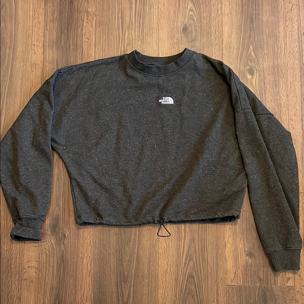 The North Face | Charcoal Cropped Sweatshirt